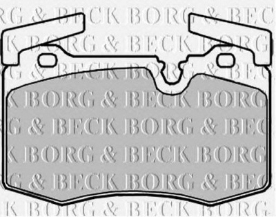 BORG & BECK bbp2221 -  Комплект тормозных колодок, дисковый тормоз